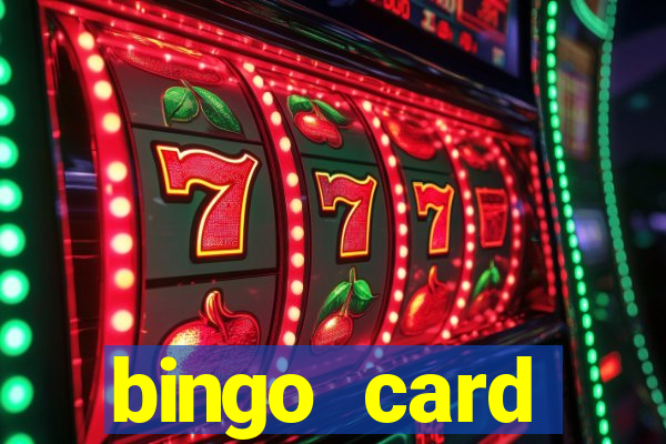 bingo card generator with pictures